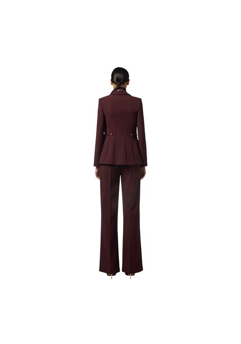  Lightweight crêpe jacket with jewelled details ELISABETTA FRANCHI | suits Jacket | GI17556E2EA4